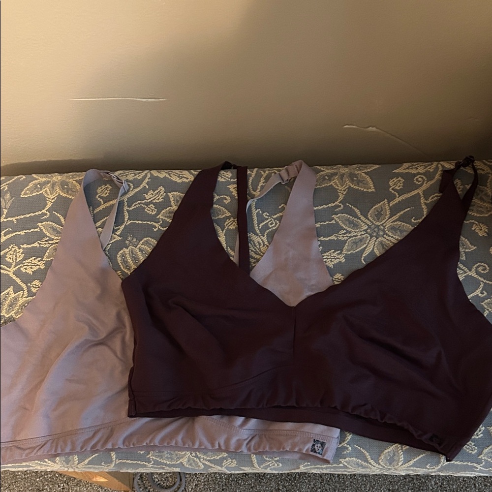 Women's Intimates Set of 2 - Beige and Burgundy